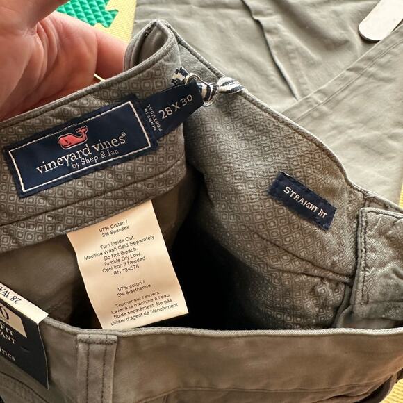 Vineyard Vines 5 Pocket Moleskin Pant Graphite Grey Size 28 X 30 NWT Straight - Picture 11 of 11
